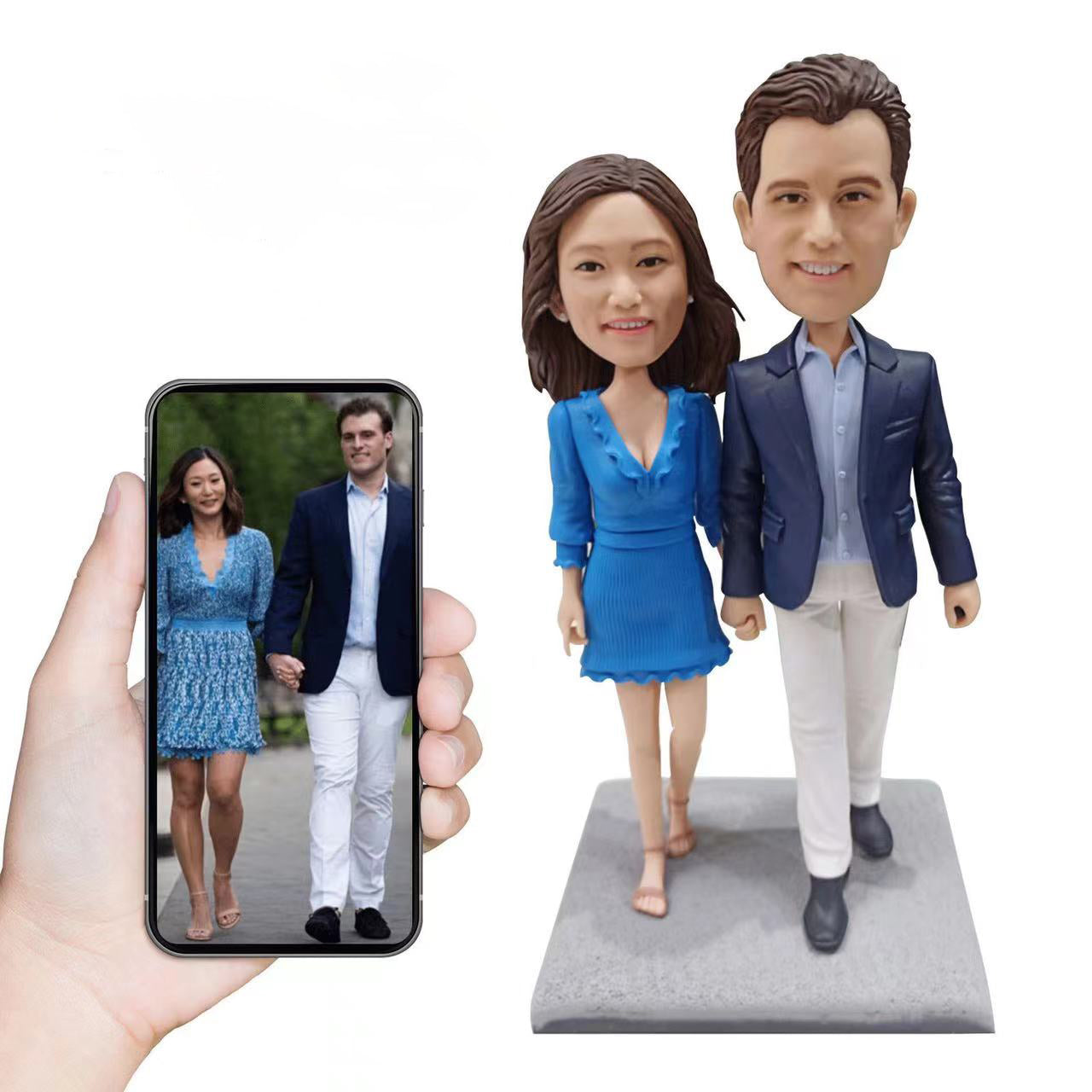 Double Bobblehead Figures