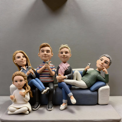 Custom Multi-Person Bobbleheads-————Pricing Based on Number of Individuals