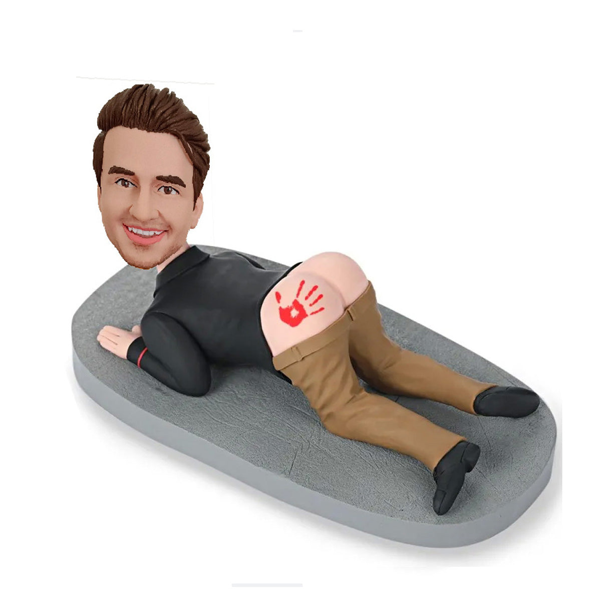 Handprint on the buttocks